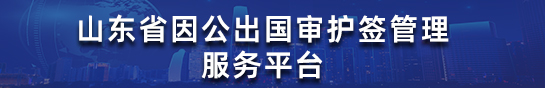 山东省因公出国审护签管理服务平台